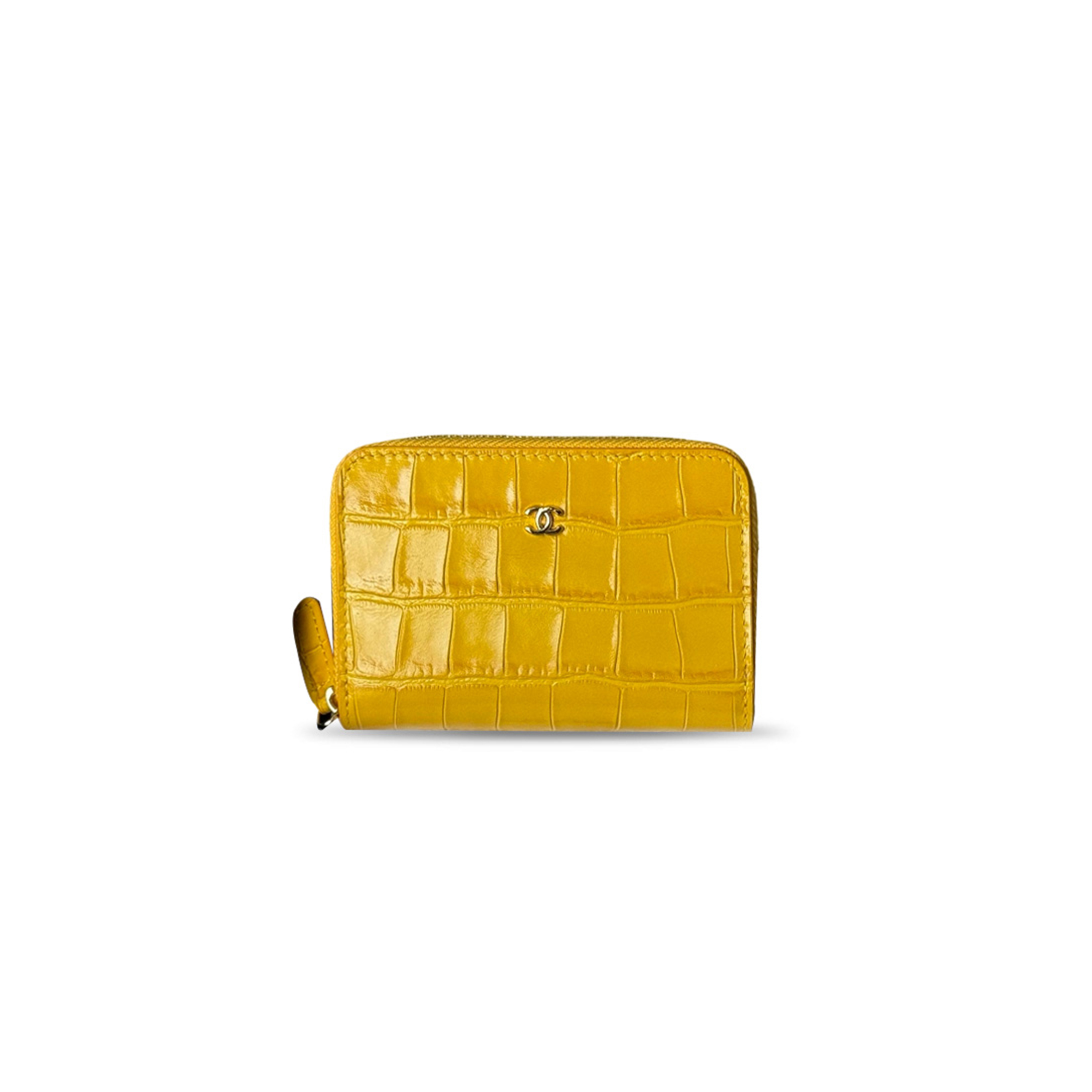 CHANEL CALFSKIN LIZARD EMBOSSED CROCOCO COIN PURSE AP5189 (11*8.5*4.5m)